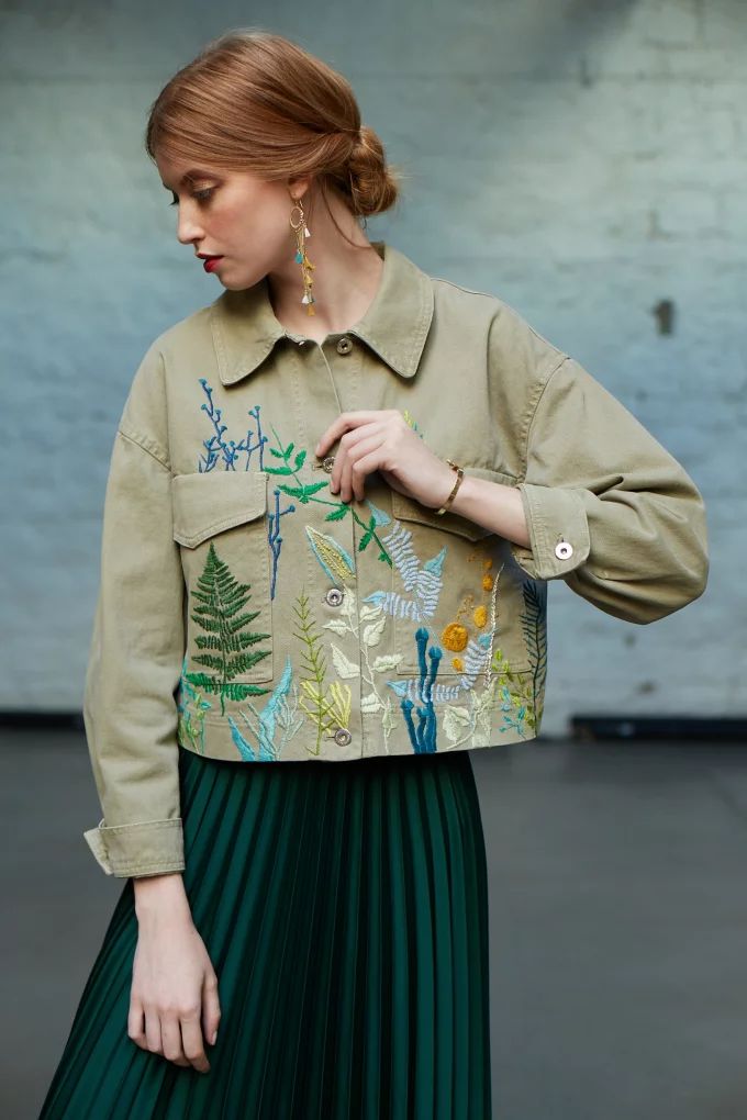 Green Embro Jacket